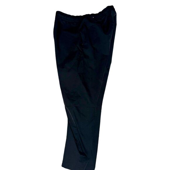 Nike Vintage Rare Windrunner Nylon Soccer Pants Trackies Fleece Black Scally Lg - Picture 5 of 10